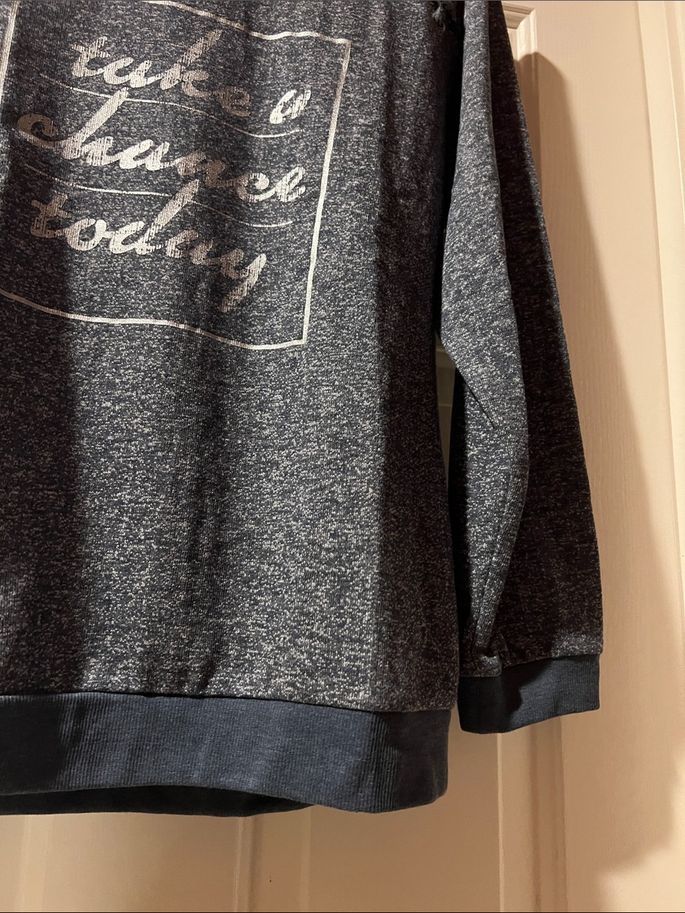 Red girl  crew sweatshirt
  ( take a chance today writing ) - Picture 7 of 9